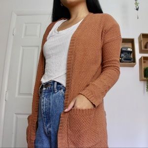 Urban Outfitters burnt orange cardigan